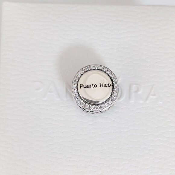 Pandora Frog Flag Puerto Rico Bead Charm Pendant S925 ALE with box - Picture 6 of 7